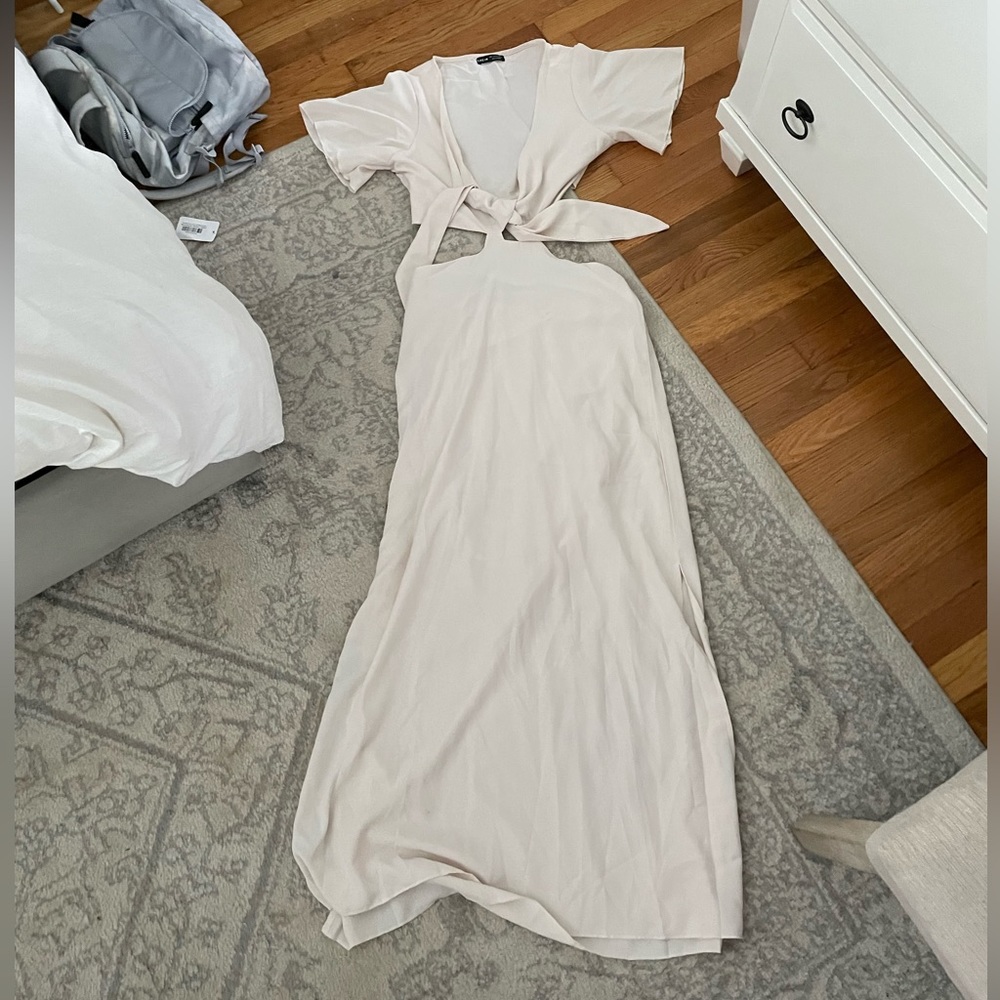 Cream Maxi Dress